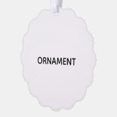 Remove This Text & Add Your Own Design Ornament Karte (Links)