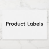 Remove This Text & Add Your Own Design  Schaumweinetikett (Einzelnes Label)