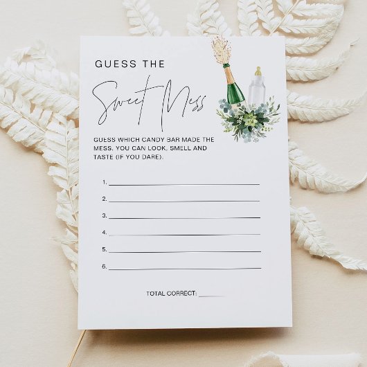 REMS Guess the Sweet Mess Game - Poppin Flaschen Einladung
