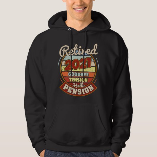 Remüde 2021 Auf Wiedersehen Tension Hallo Pension Hoodie (Vorderseite)