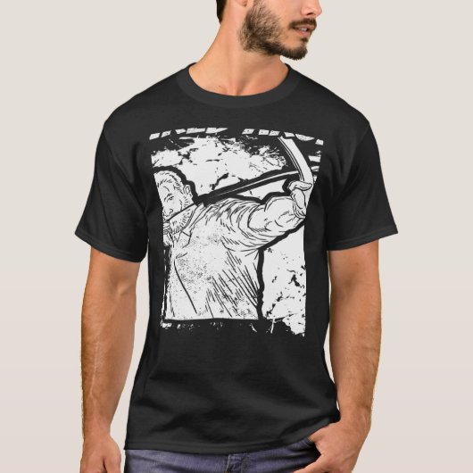 Remüde Archer Bowman Bow Archer Archery Granddad T-Shirt (Vorderseite)