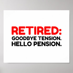 Remüde Auf Wiedersehen Tension Hallo Pension Poster