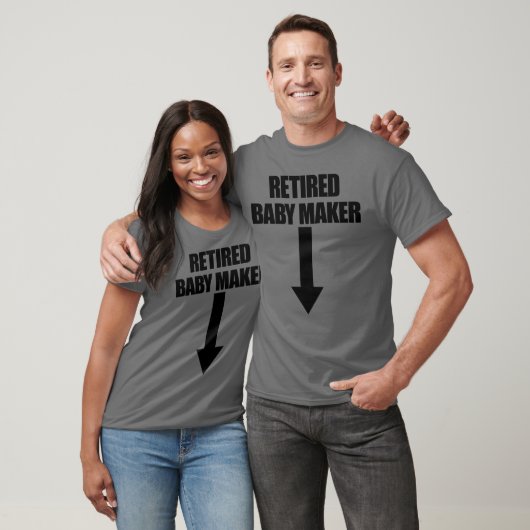 Remüde Baby Maker Arrow Männer-Vasektomie-Geschenk T-Shirt (Unisex)