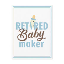 Remüde Baby Maker Funny Vasectomy Moderne Niedlich