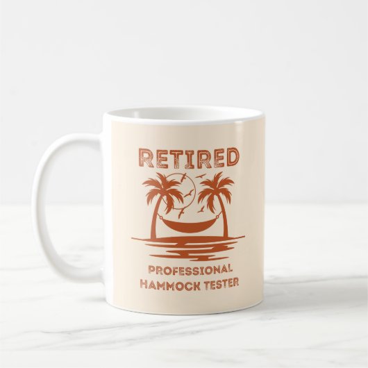 Remüde Beruflich Hammock Tester Funny Remüde Kaffeetasse (Links)