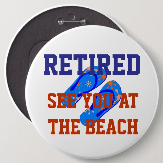 Remüde - Bis zum Strand Button (Vorne & Hinten)