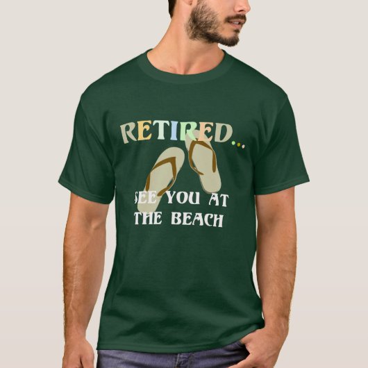 Remüde - Bis zum Strand - Männer T-Shirt (Vorderseite)
