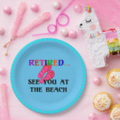 Remüde...Bis zum Strand, Spaß, Spaß, Spaß Papa Pappteller (Party)