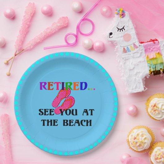 Remüde...Bis zum Strand, Spaß, Spaß, Spaß Papa Pappteller (Party)