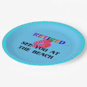 Remüde...Bis zum Strand, Spaß, Spaß, Spaß Papa Pappteller (Schrägansicht)