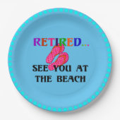 Remüde...Bis zum Strand, Spaß, Spaß, Spaß Papa Pappteller (Vorderseite)