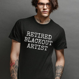 Remüde Blackout Artist | Jubiläumsjahr T-Shirt