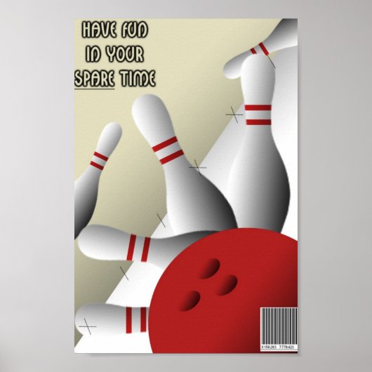 Remüde Bowlin' Poster (Vorne)