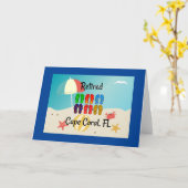 Remüde, Capcoral, FL, Stranddesign, Card Karte (Gelbe Blume)