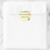 Remüde Chemist Geschenke Runder Aufkleber (Tasche)