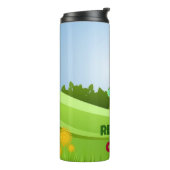 Remüde Chick, oh, Happy Day Thermosbecher (Nach links gedreht)