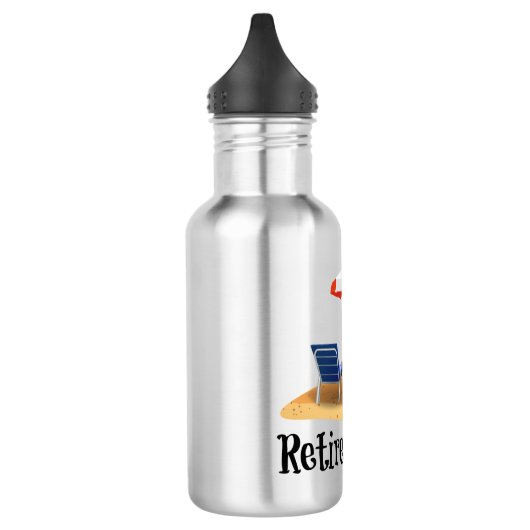 Remüde Chick, oh, so niedlich Edelstahlflasche (Links)