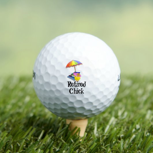 Remüde Chick, oh so niedlich! Golfball (Insitu T-Shirt)