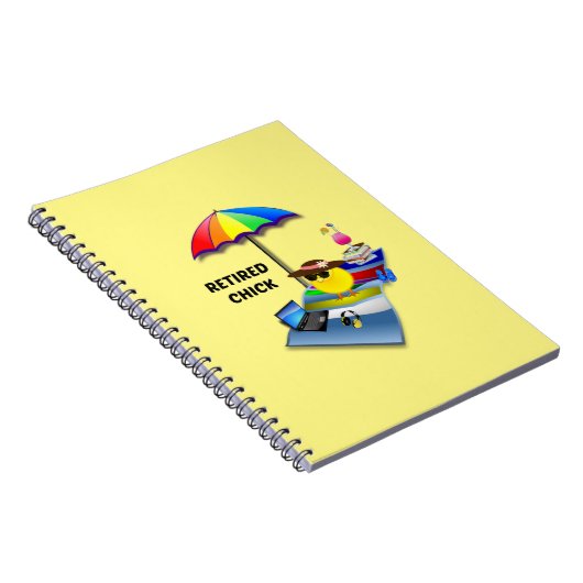 Remüde Chick - sie ist so Niedlich Notizblock (Rechte Seite)