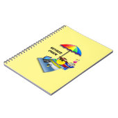 Remüde Chick - sie ist so Niedlich Notizblock (Linke Seite)