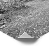 Remüde Dampfzug Poster (Ecke)