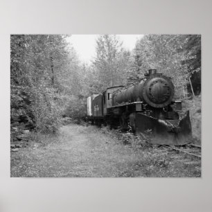 Remüde Dampfzug Poster