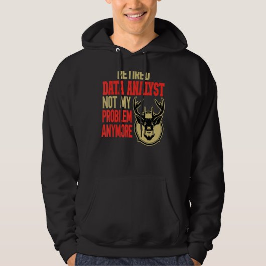 Remüde Data Analyst Hirschjagd Hoodie (Vorderseite)
