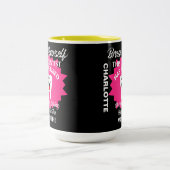 Remüde Dentist Funny Novelty Retirement Graphic Zweifarbige Tasse (Mittel)