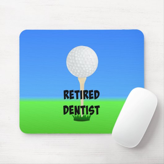 Remüde Dentist - Golfdesign Mousepad (Mit Mouse)