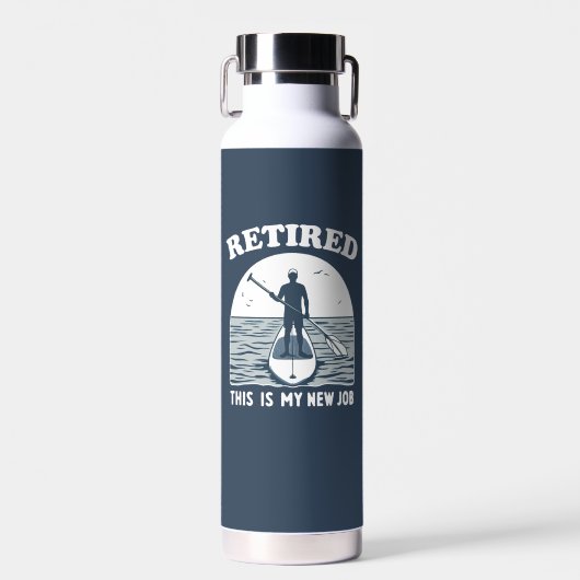 Remüde Dies ist mein neuer Job Standup Paddle Trinkflasche (Vorne)