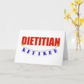 Remüde Dietitian Karte (Gelbe Blume)