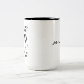 Remüde Doctor Full Time Hiker Personalisiert Zwei- Zweifarbige Tasse (Mittel)