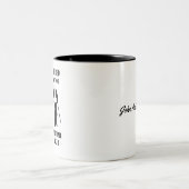 Remüde Doctor Full Time Hiker Personalisiert Zweifarbige Tasse (Mittel)