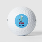 Remüde Doktor, Stethoskop und Golf Ball Design (Vorderseite)