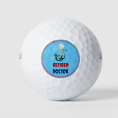 Remüde Doktor, Stethoskop und Golf Ball Design (Vorderseite)