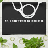 Remüde Doktor w Stethoscope und Sassy Funny Zitat Geschirrtuch (Gefaltet)