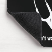 Remüde Doktor w Stethoscope und Sassy Funny Zitat Mousepad (Ecke)