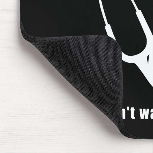 Remüde Doktor w Stethoscope und Sassy Funny Zitat Mousepad (Ecke)