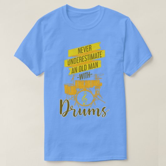 Remüde Drummer Gift Rock Music Drums T-Shirt (Design vorne)