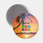 Remüde Fort Myers, FL Magnet (Vorderseite/Rückseite)