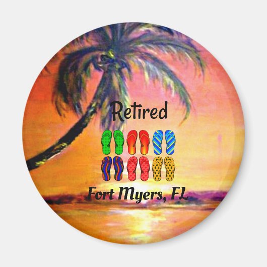 Remüde Fort Myers, FL Magnet (Vorne)