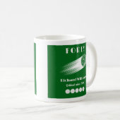 Remüde Golf Fore T-Shirt-Riffic Rente Party Kaffeetasse (VorderseiteRechts)
