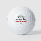 Remüde Golf Geschenk Golfball (Vorderseite)