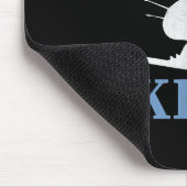 Remüde Gone Skiing Mousepad (Ecke)