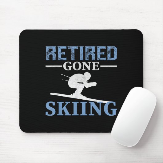 Remüde Gone Skiing Mousepad (Mit Mouse)