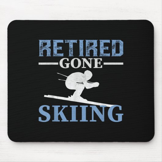 Remüde Gone Skiing Mousepad (Vorne)