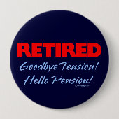 Remüde Goodbye (dunkelblau) Button (Vorderseite)