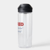 Remüde Goodbye Tension Hallo Pension CamelBak Trinkflasche (Rückseite)