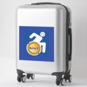 Remüde Handicapped Aufkleber (Koffer)