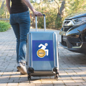 Remüde Handicapped Aufkleber (Koffer Insitu)